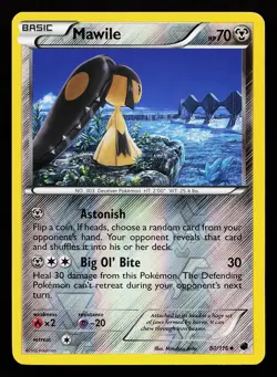 Mawile 80/116 Reverse Holo Uncommon Plasma Freeze Pokemon Card - Image 1