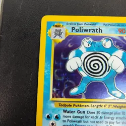 Poliwrath 013/102 Base Set Holo Unlimited Lp Vintage Pokemon - Image 2