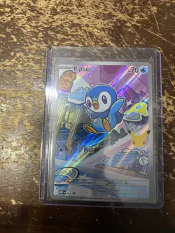 Pokemon Piplup #042 Promo First Partner Illustration Collection Series 1 VHTF - Image 1