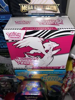 Pokemon Scarlet & Violet White Flare Elite Trainer Box Reshiram English - Image 1