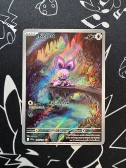 Noibat 169/159 Pokemon TCG S&V Journey Together Illustration Rare English - Image 1