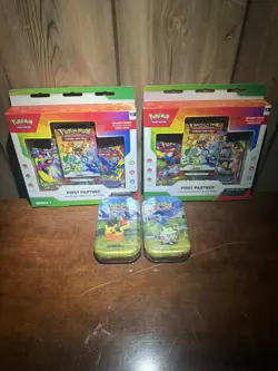 Pokemon First Partner Illustration Collection Series & Ascended Heroes mini tin - Image 1