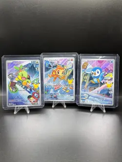 Pokemon TCG First Partner Illustration Collection Series 1 Gen 4 Sinnoh Starters - Image 1