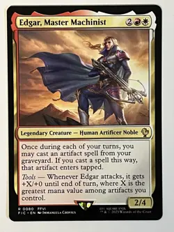 Edgar, Master Machinist Commander: Final Fantasy Non-Foil Regular MTG - Image 1