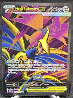 Pokemon Perfect Order - Mega Skarmory EX Ultra Rare Full Art 106/088 - Image 1