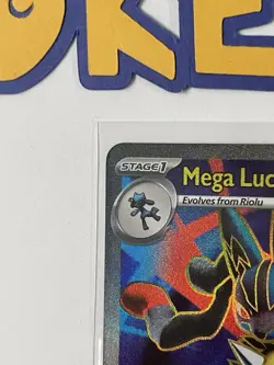 Mega Lucario EX 160/132 - Me01: Mega Evolution - Ultra Rare Holo - Pokemon TCG - Image 3