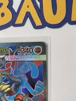 Mega Lucario EX 160/132 - Me01: Mega Evolution - Ultra Rare Holo - Pokemon TCG - Image 4