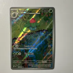 Pokemon TCG Ivysaur Illustration Rare Full Art Holo 167/165 SV151 100 HP - Image 2