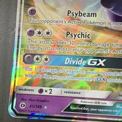 The Pokemon Company Espeon GX SM Base Set Ultra Rare Holo 61/149 200 HP 2017 - Image 4