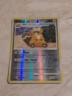 Pokemon TCG Bibarel Diamond & Pearl 20/130 Reverse Holo Rare - Image 1