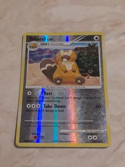 Pokemon TCG Bibarel Diamond & Pearl 20/130 Reverse Holo Rare - Image 2