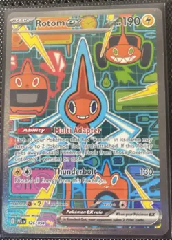 Pokemon TCG Rotom EX SIR 126/094 Me02: Phantasmal Flames Holo 190 HP - Image 1