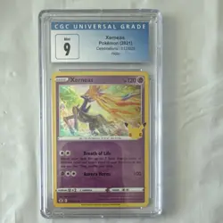 Pokemon TCG Xerneas Celebrations 012/025 Holo Rare CGC 9 Basic 120 HP - Image 1