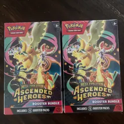 Pokemon TCG: Mega Evolution Ascended Heroes Booster Bundle LOT OF 2 SHIPS FAST - Image 1