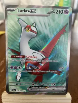 Pokemon Latias ex 220/191 Surging Sparks Full Art Holo Basic 210 HP Ultra Rare - Image 1