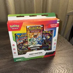 Pokemon TCG First Partner Illustration Collection Series 1 New Sealed IN HAND - Image 1