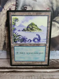 Island (1996) (MP) Arena Promos ARENA Magic MTG - Circle M - Unique Promo - Image 1