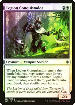 Legion Conquistador IXALAN MTG MAGIC CREATURE VAMPIRE SOLDIER FOIL - Image 1