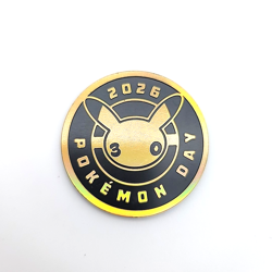 Pikachu TEF 051/162 Pokemon Day 2026 Promo Stamped plus Coin - Image 3