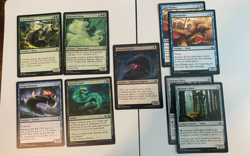 MTG Bulk Lot of 9 Cards Modern Tribal Snake Wurm Serpent Mix Commander Budget - Image 1