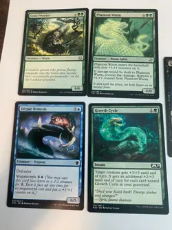 MTG Bulk Lot of 9 Cards Modern Tribal Snake Wurm Serpent Mix Commander Budget - Image 2