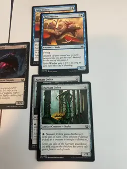 MTG Bulk Lot of 9 Cards Modern Tribal Snake Wurm Serpent Mix Commander Budget - Image 4