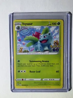 Ivysaur 002/078 Uncommon 100 HP Stage 1 Regular Pokemon GO Pokemon TCG - Image 1