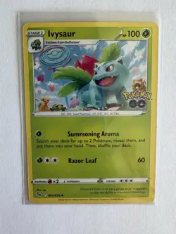 Ivysaur 002/078 Uncommon 100 HP Stage 1 Regular Pokemon GO Pokemon TCG - Image 2
