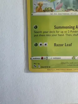 Ivysaur 002/078 Uncommon 100 HP Stage 1 Regular Pokemon GO Pokemon TCG - Image 3