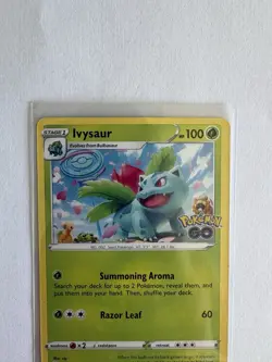 Ivysaur 002/078 Uncommon 100 HP Stage 1 Regular Pokemon GO Pokemon TCG - Image 4
