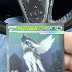 Pokemon TCG Mega Absol ex 180/132 Me01: Mega Evolution Holo MEGA EX 280 HP - Image 2