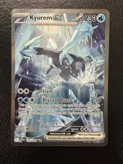 Kyurem ex 165/086 Special Illustration Rare SV: Black Bolt Pokemon TCG NM - Image 1