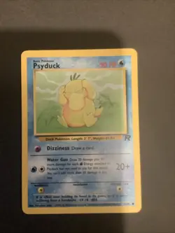 Pokemon TCG Psyduck Team Rocket 65 Regular Unlimited Common - Image 1