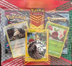 POKEMON 2 Pack Blister 1 FUSION STRIKE,3 Promo Forces of Nature Trio *Box FRESH* - Image 1