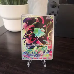 Pokemon Bulbasaur 133/132 Mega Evolution Illustration Rare Holo Basic 80 - Image 1