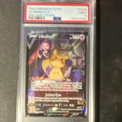 Pokemon Mimikyu V TG16/TG30 Brilliant Stars Trainer Gallery Full Art Holo PSA 9 - Image 1