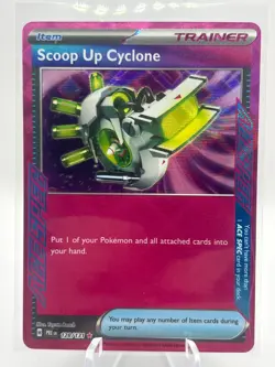 Scoop Up Cyclone - Pokemon - SV: Prismatic Evolutions - Holo - 128/131 NM - Image 1