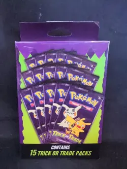 2025 Pokemon TCG TRICK OR TRADE Booster New Sealed (with 15 Packs inside) - Image 1
