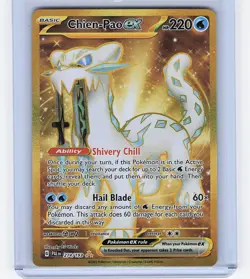 Chien-Pao ex 274/193 NM/M PAL EN Sv02 Paldea Evolved Secret Gold Pokemon TCG NM - Image 1