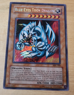Yu-Gi-Oh! Blue Eyes Toon Dragon MRL-000 Unlimited Secret Rare Exactly as Seen - Image 1