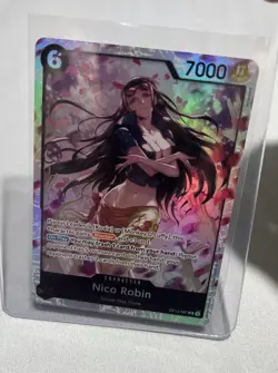 Nico Robin OP12-087 Super Rare Holo Legacy of the Master One Piece CCG - Image 1