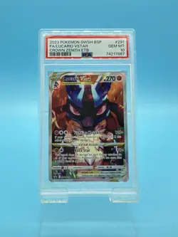 Lucario Vstar Alt Art Promo PSA 10 Pokemon Crown Zenith SWSH291 - Image 1