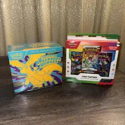 Pokemon TCG Ascended Heroes ETB + First Partner Illustration Collection Series 1 - Image 1