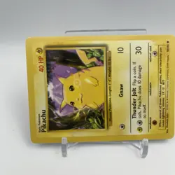 Pokemon Pikachu 40 HP Base Set Shadowless 1st Edition Common 58/102 Regular - Image 4