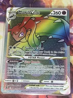 Mawile VSTAR Rainbow Secret Rare Pokemon TCG Silver Tempest 200/195 Near Mint - Image 1
