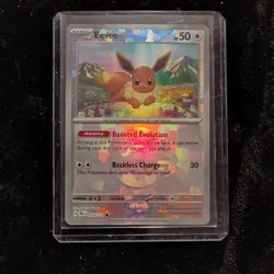 Pokemon Eevee (Poke Ball Pattern) 074/131 Sv: Prismatic Evolutions Holo - Image 1