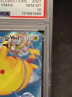 Pokemon 2021 Celebrations Flying Pikachu VMAX 007/025 Full Art Rare PSA 10 - Image 3