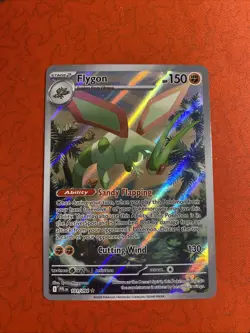 Flygon 101/094 Illustration Rare Phantasmal Flames Pokemon Holo Near Mint - Image 1