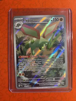 Flygon 101/094 Illustration Rare Phantasmal Flames Pokemon Holo Near Mint - Image 3