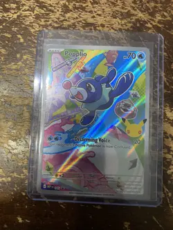 Pokemon TCG Pokemon Popplio Popplio Holo 30th anniversary 045 PROMO NM RARE HTF - Image 1